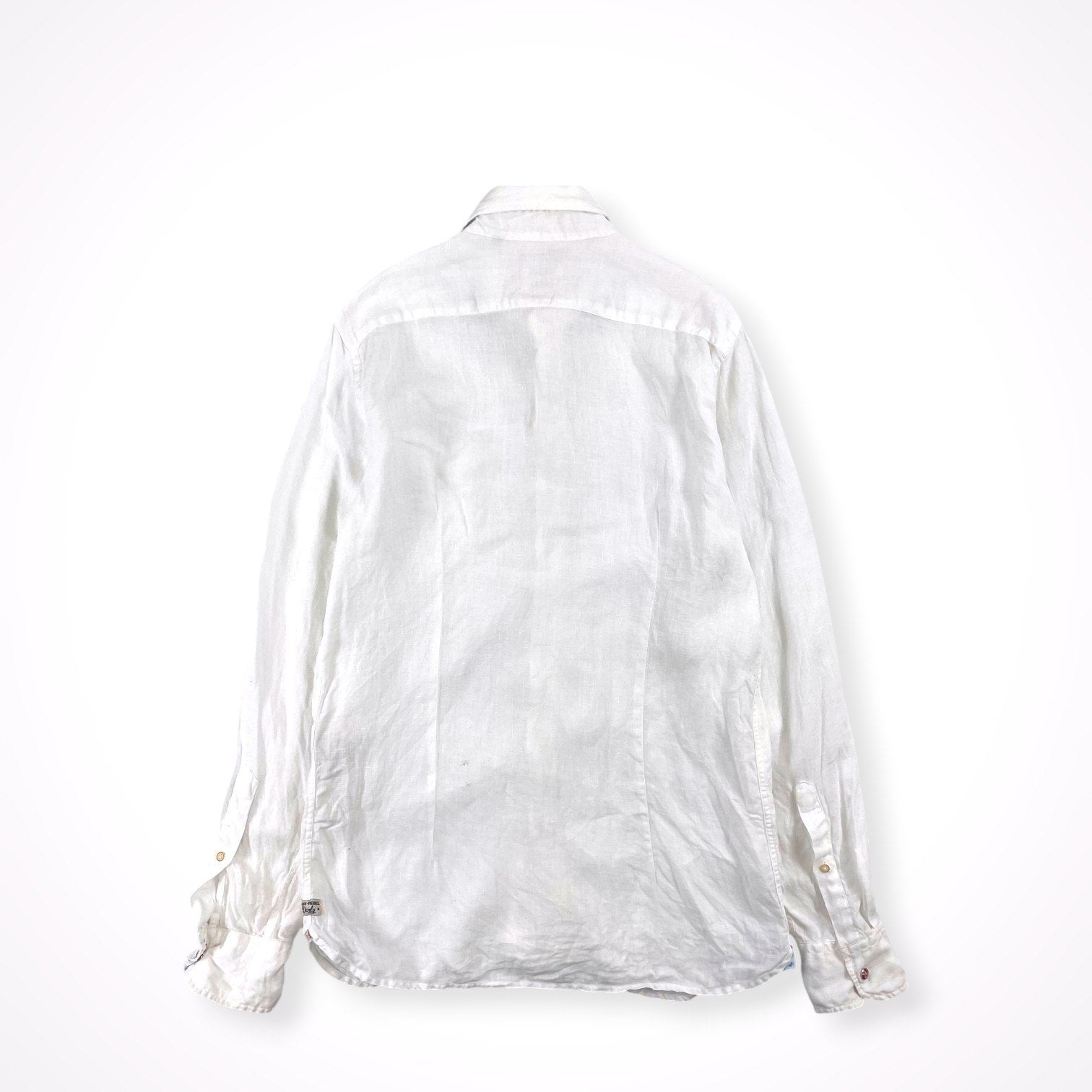 R95TH / マチ付リネンシャツ 参考定価：17,000程度 SIZE:S