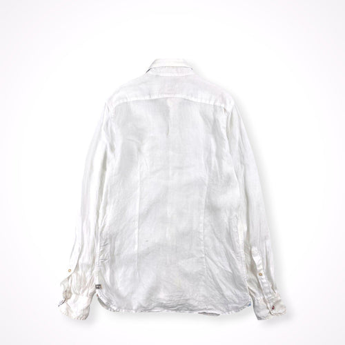 R95TH / マチ付リネンシャツ 参考定価：17,000程度 SIZE:S