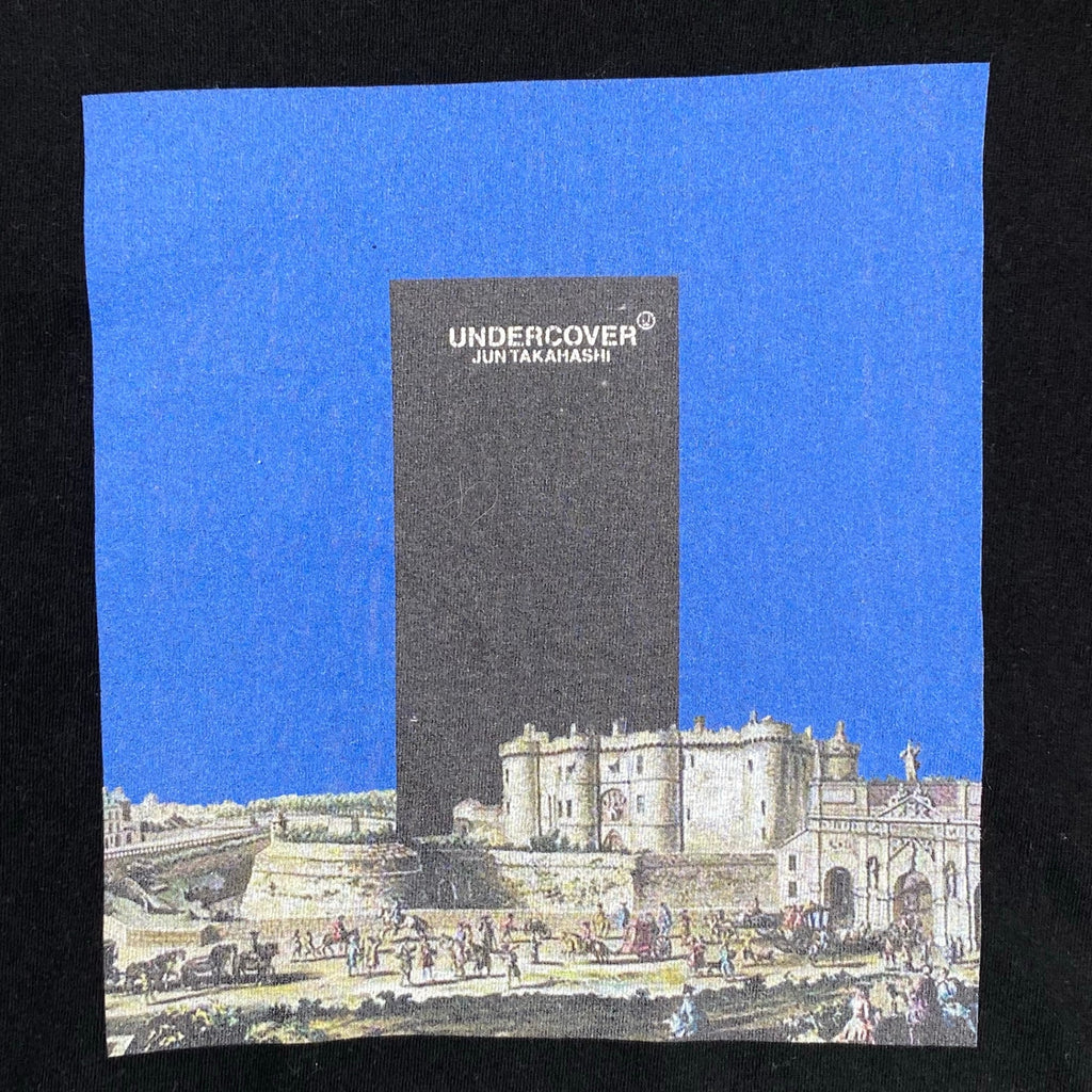 UNDERCOVER アンダーカバー / モノリスTEE ブルー×ブラック SIZE：4（L程度）