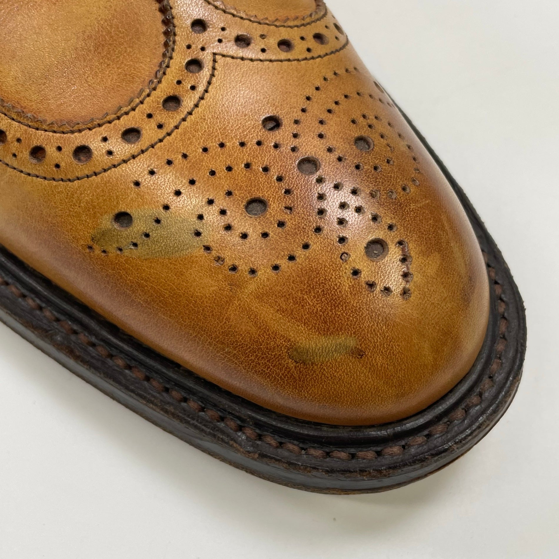 SILAS×CHEANEY サイラス チーニー / コラボウイングチップレザーシューズ 英国製 SIZE:9