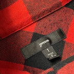 green(HYKE) / スタンドカラーギミックネルシャツ 参考定価：35,000程度 SIZE:1