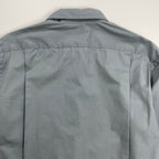 MARGARET HOWELL マーガレットハウエル / コットン ベーシックソリッドシャツ ブルーグレー 参考定価：20,000程度 SIZE：M