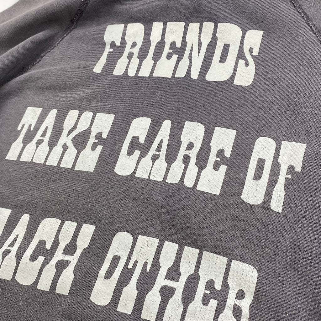 90s VINTAGE PEANUTS ピーナッツ / フェード感 両面プリント  プルオーバーパーカー SIZE：S