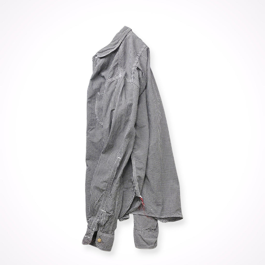 COMME des GARCONS HOMME / 15SS ギンガムワークシャツ 空環仕上げ SIZE:S