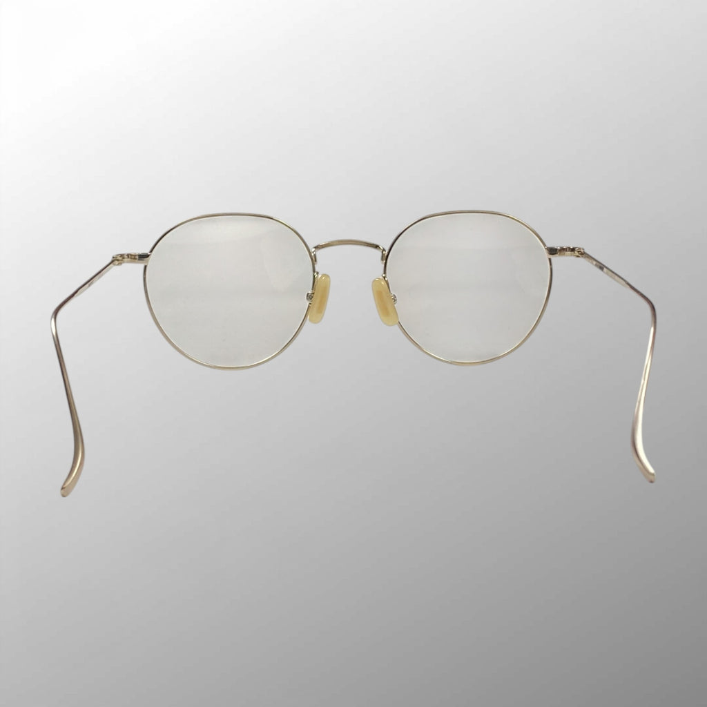 金子眼鏡 「VINTAGE」ライン / パント型 チタン BWG 度なしクリアレンズ  参考定価：40,000+tax