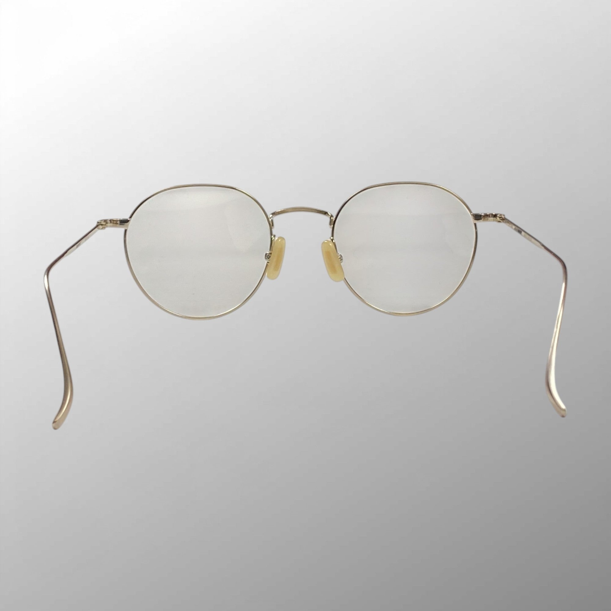 金子眼鏡 「VINTAGE」ライン / パント型 チタン BWG 度なしクリアレンズ  参考定価：40,000+tax