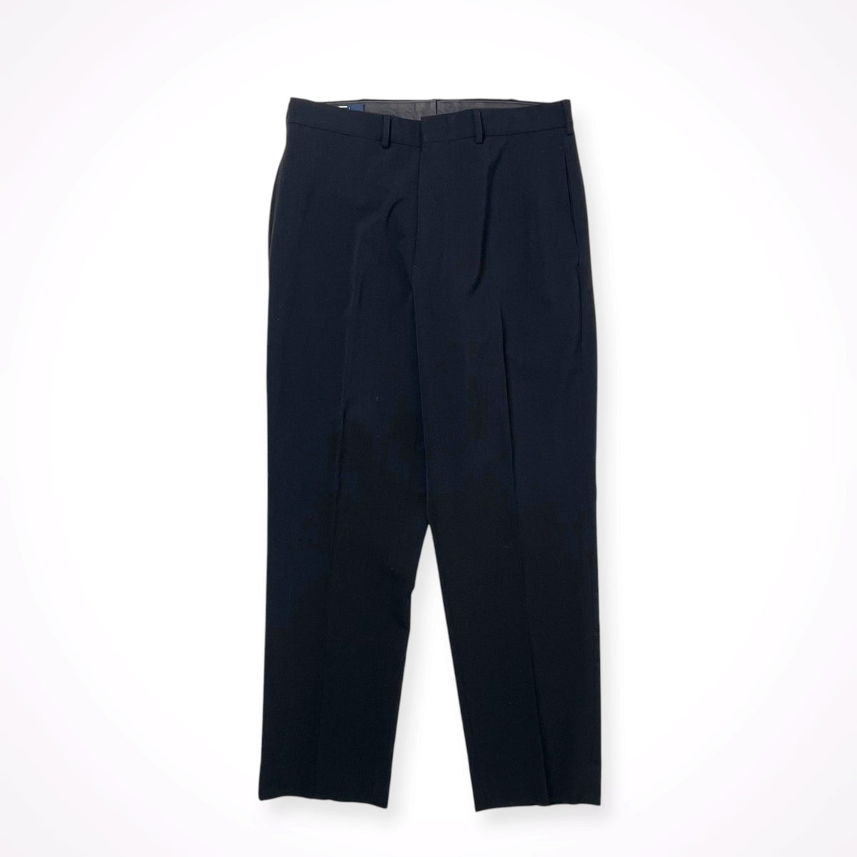 Polo by Ralph Lauren / ウール混ギャバジン スラックス ブラック SIZE:34