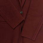vince. ヴィンス / 1B ライトメルトンコート ワインレッド  参考定価：120,000程度 SIZE:XS