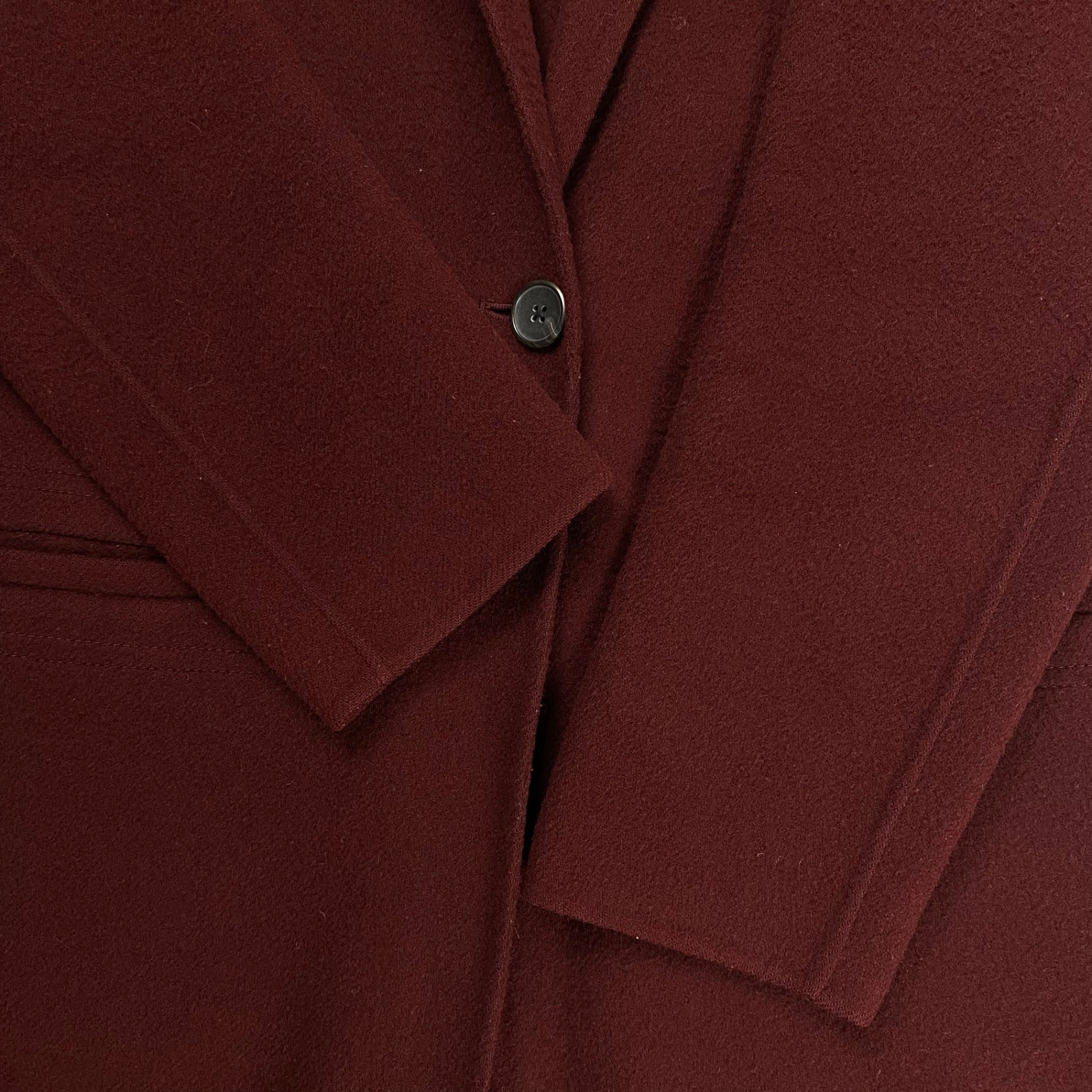 vince. ヴィンス / 1B ライトメルトンコート ワインレッド  参考定価：120,000程度 SIZE:XS