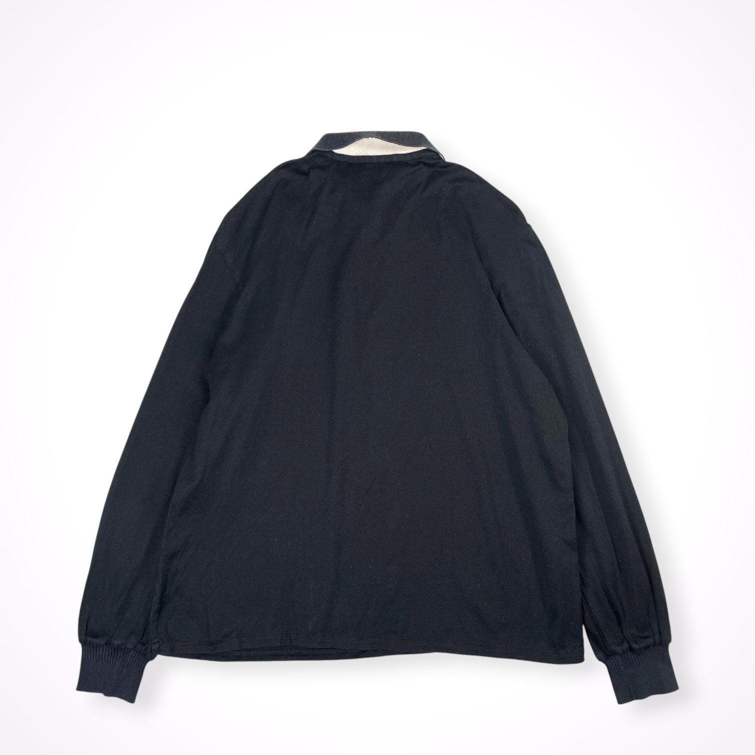 Christian Dior SPORTS / ヴィンテージ長袖ポロシャツ ブラック SIZE:M