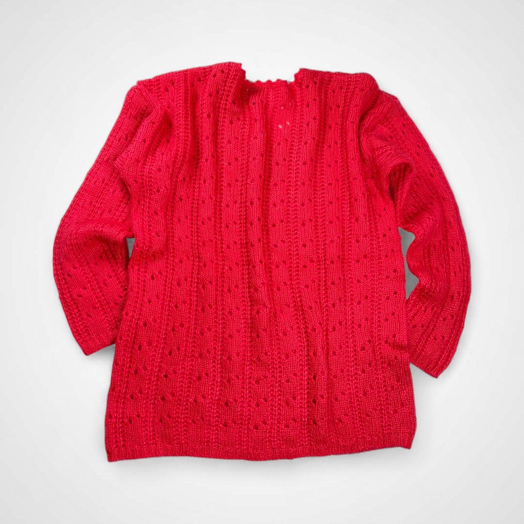 USA VINTAGE ヴィンテージ / 90s モヘヤMIXニット ピンク 香港製 SIZE：S