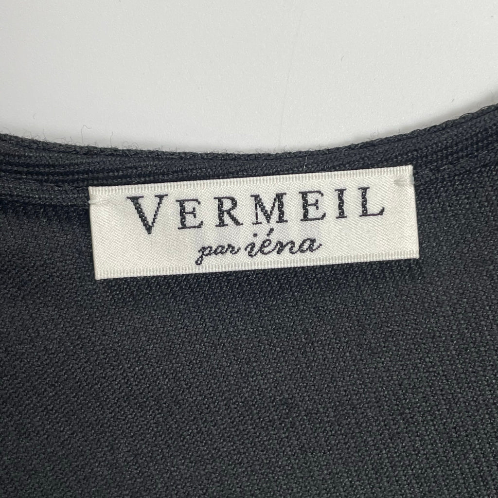VERMEIL par IENA ヴェルメイユ パー イエナ / P/Ryツイルウエストシェイプ パフスリーブワンピース 参考定価：25,000+tax SIZE:40