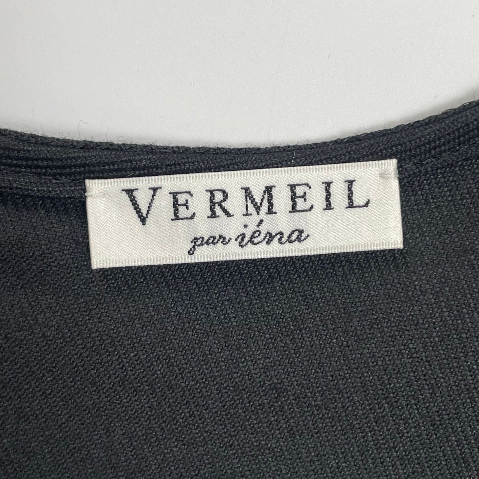 VERMEIL par IENA ヴェルメイユ パー イエナ / P/Ryツイルウエストシェイプ パフスリーブワンピース 参考定価：25,000+tax SIZE:40