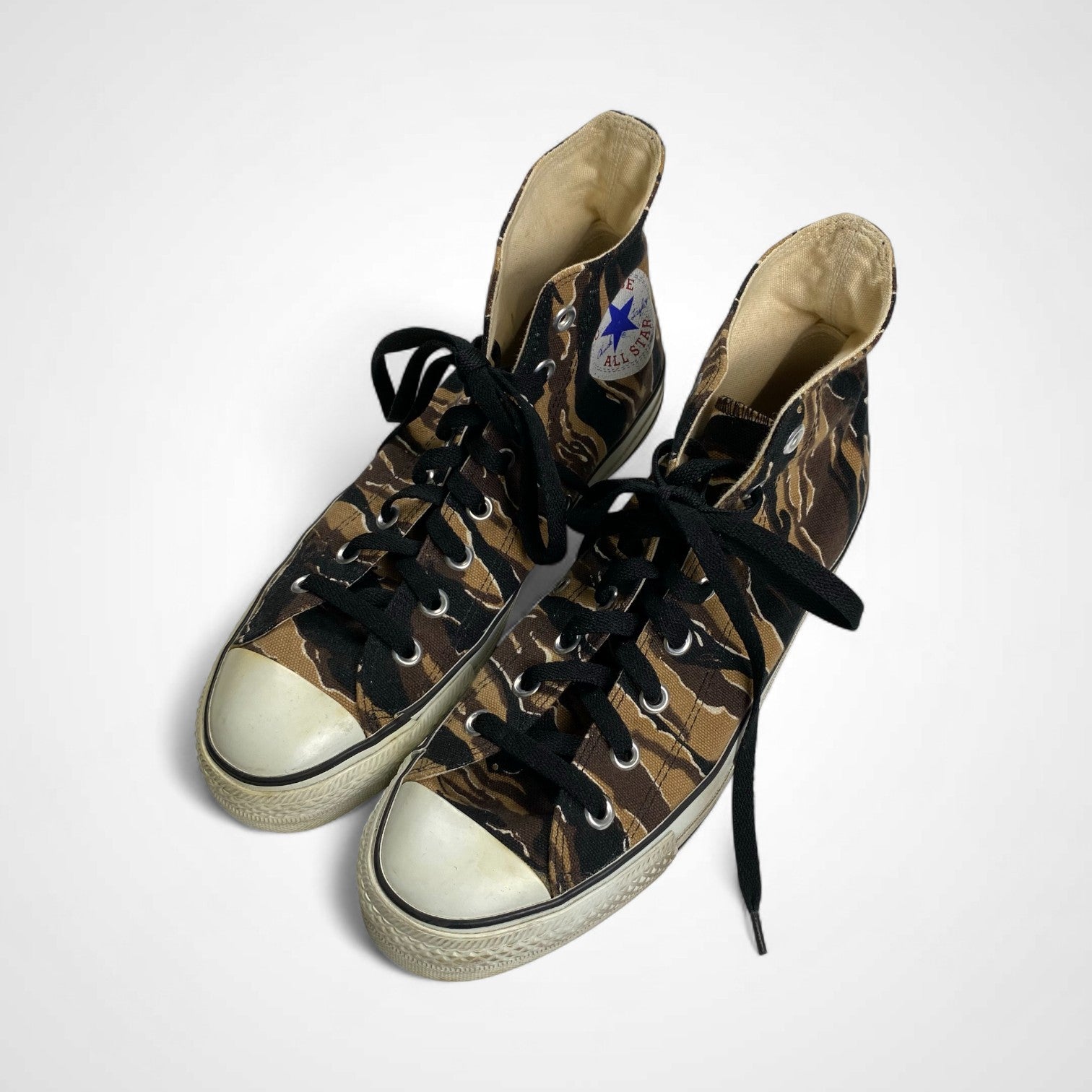 CONVERSE コンバース / キリン柄 ハイカットスニーカー MADE IN JAPAN ブラウン SIZE：7 1/2(26cm程度)