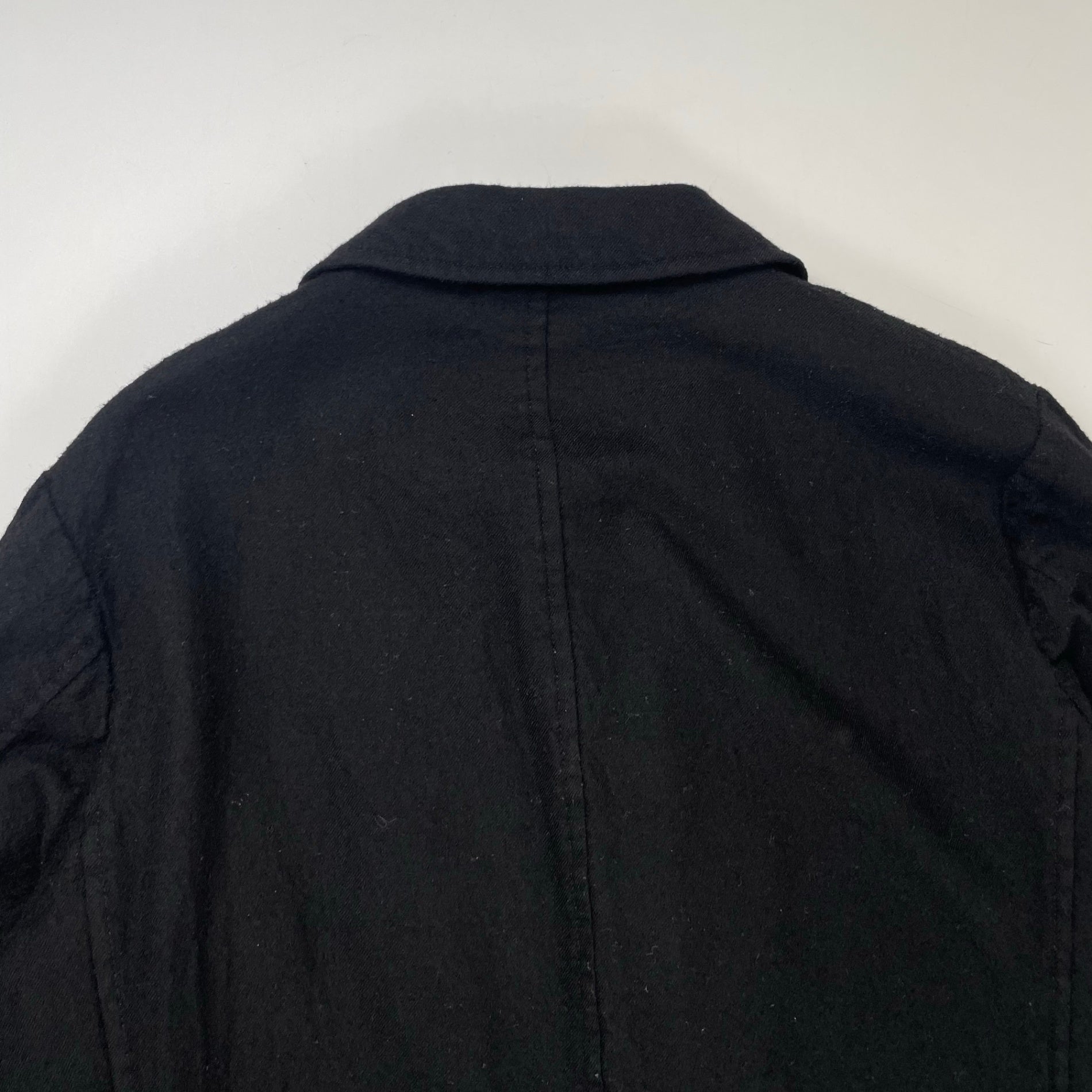 COMME des GARCONS HOMME / ウール縮絨バルマカーンコート SIZE:XS