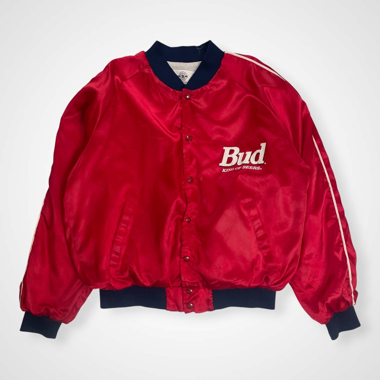 BUDWEISER バドワイザー / USA製オフィシャルスタジャン SIZE:M-L程度