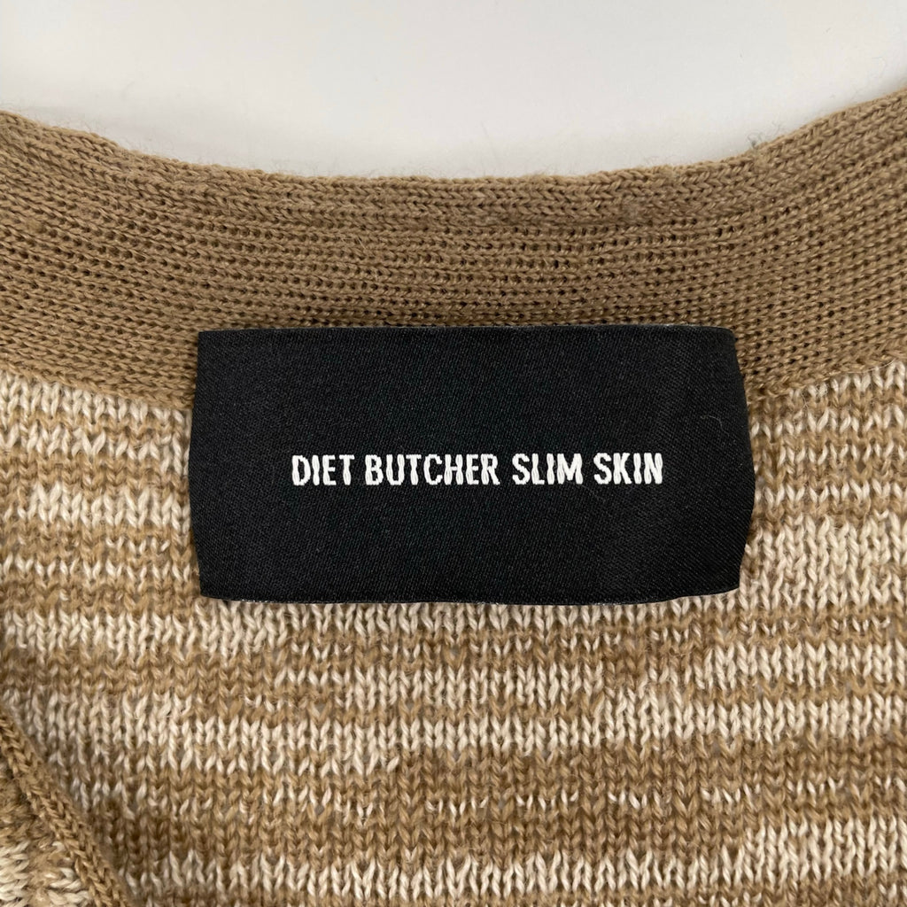 DIET BUTCHER SLIM SKIN / スヌード付3Dニット 参考定価：42,000程度 SIZE:2
