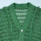 crepuscule x rroomm / シルクMIX crochet cardigan 参考定価：30,000+tax SIZE:FREE