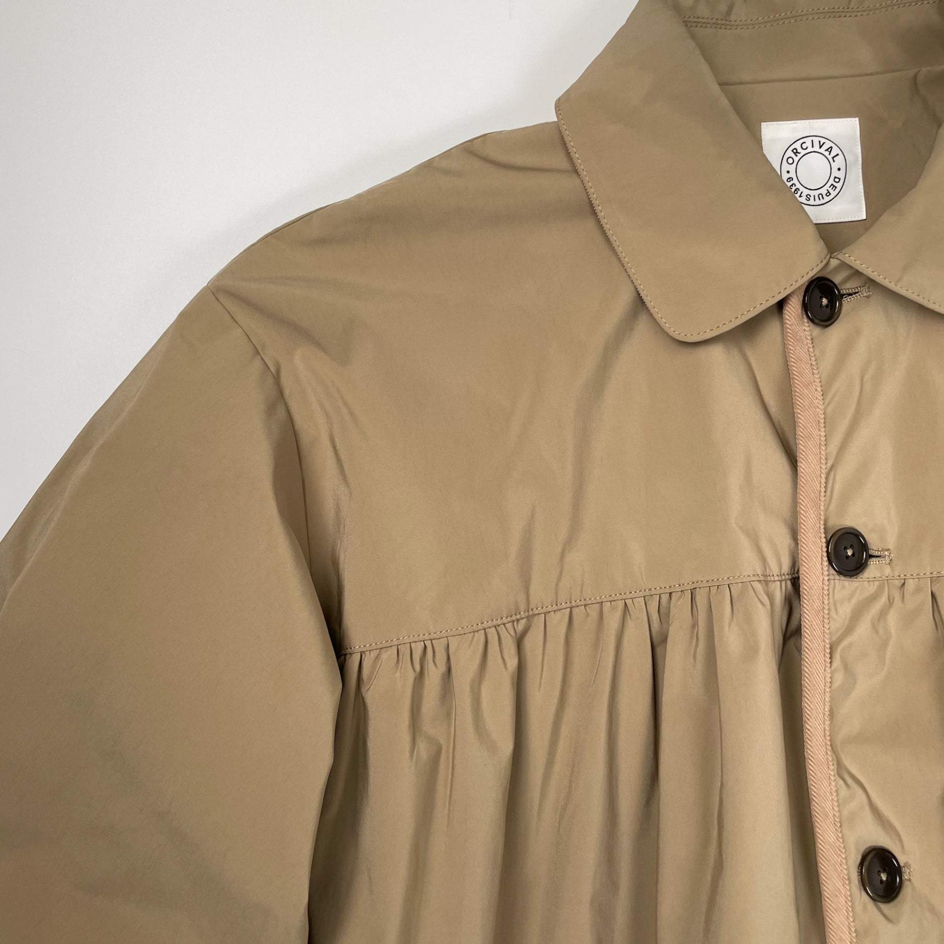 ORCIVAL オーチバル / GATHERED COAT ギャザー コート 参考定価：34,000+tax SIZE:2