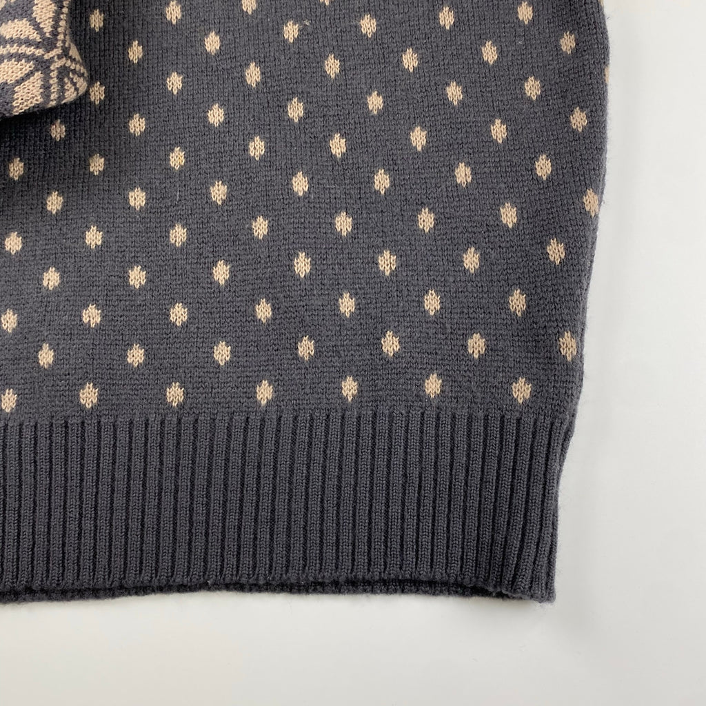 VINTAGE 赤三ツ星 RRL ダブルアールエル / ノルディック セーター ニット トナカイ SIZE：L