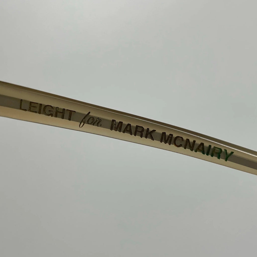 Mark McNairy x GLCO[Garrett Leight] マークマクナリ― ギャレットライト / コラボサングラス ベージュ×ライトグリーン 度なしカラーレンズ入り SIZE:46□23