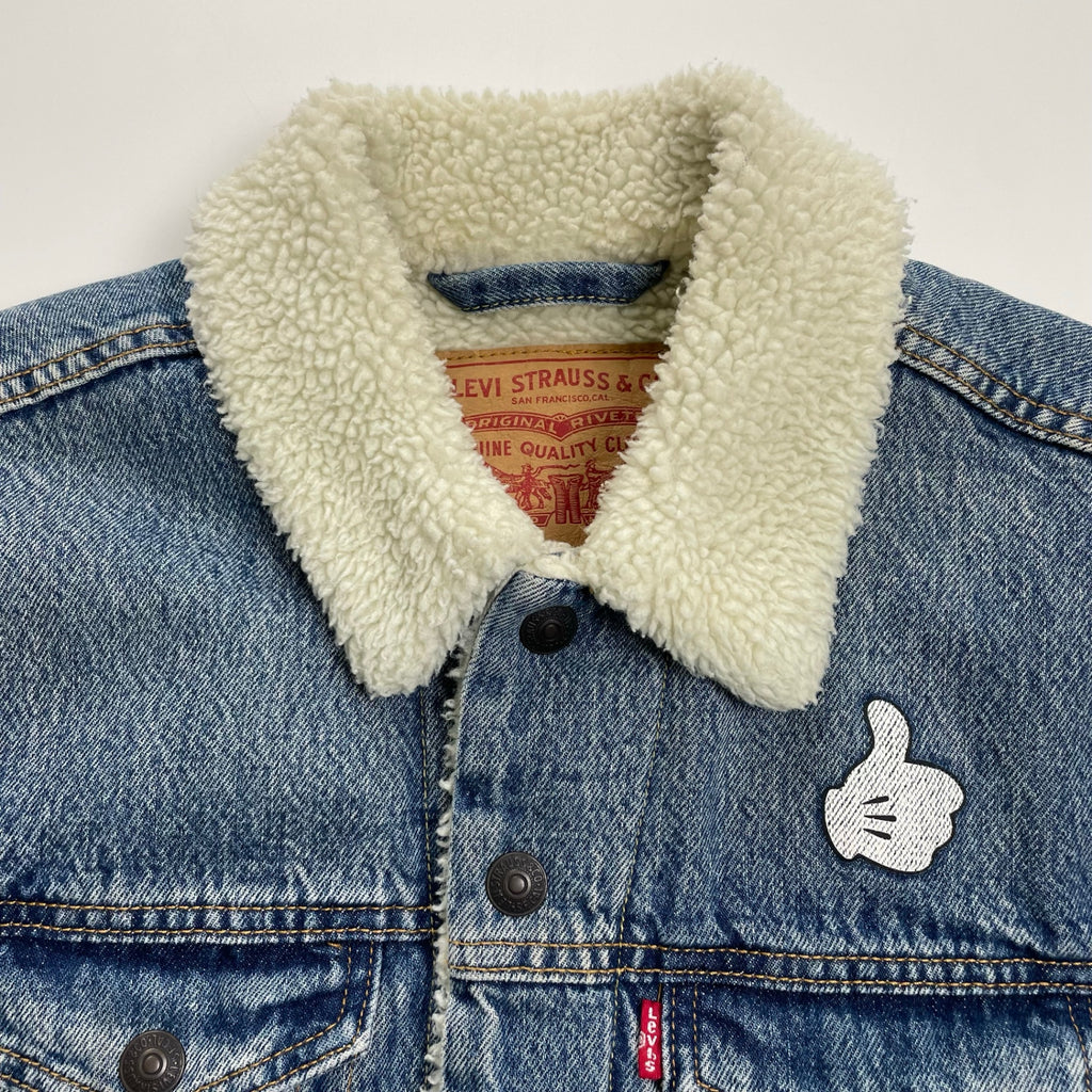 Levi's × MICKEY MOUSE リーバイス ミッキーマウス DISNEY ディズニー / コラボ トラッカージャケット ランチジャケット ミッキー90周年 参考定価：15,000+tax SIZE:S