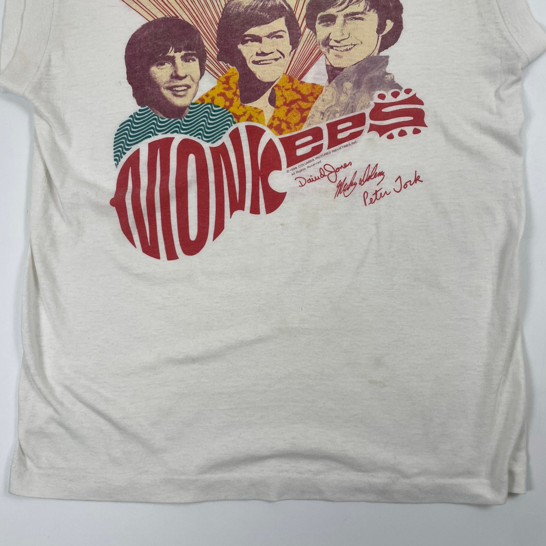 Monkees モンキーズ / 80s ヴィンテージノースリーブTEE SIZE：L