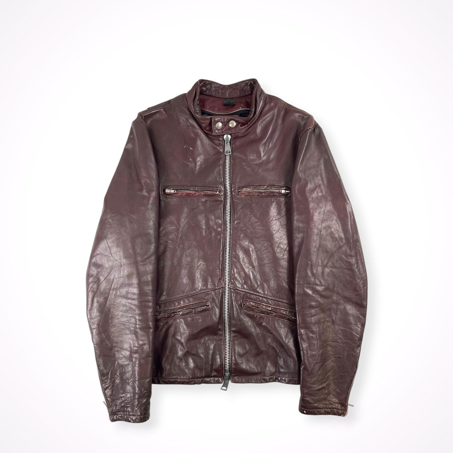 VINTAGE / 7-80s カナダ製カフェレーサージャケット SIZE:40 VINTAGE / 7-80s カナダ製カフェレーサージャケット SIZE:40 – BAUM