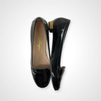 MY Ferragamo マイ フェラガモ / パテントロゴパンプス 美品 布袋付 参考定価：40,000程度 SIZE:6 1/2