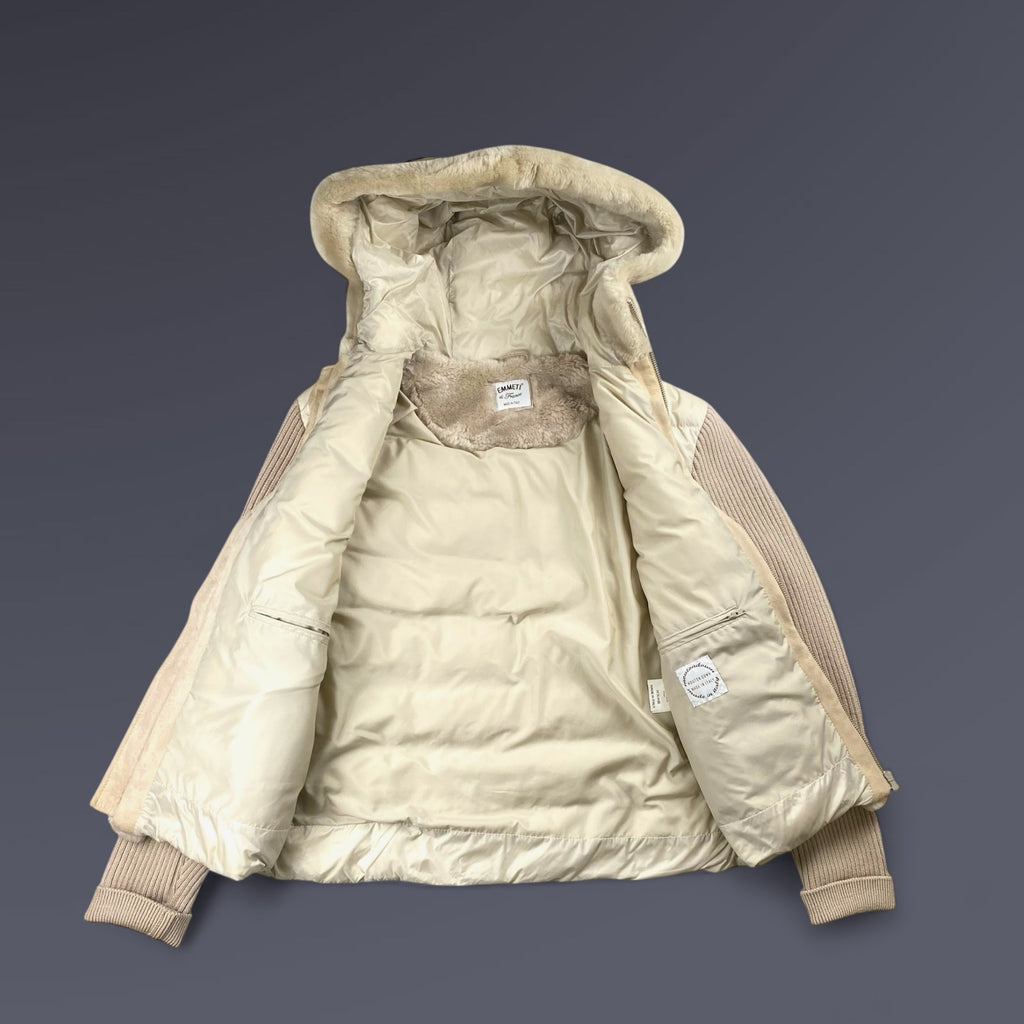 EMMETI エンメティ / GART ムートンダウンジャケット 参考定価：165,000+tax SIZE:50