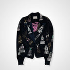 Livll.o リブルオー / 「ラジカセ」パッチワークジャケット MADE IN ITALY SIZE:XS-S程度