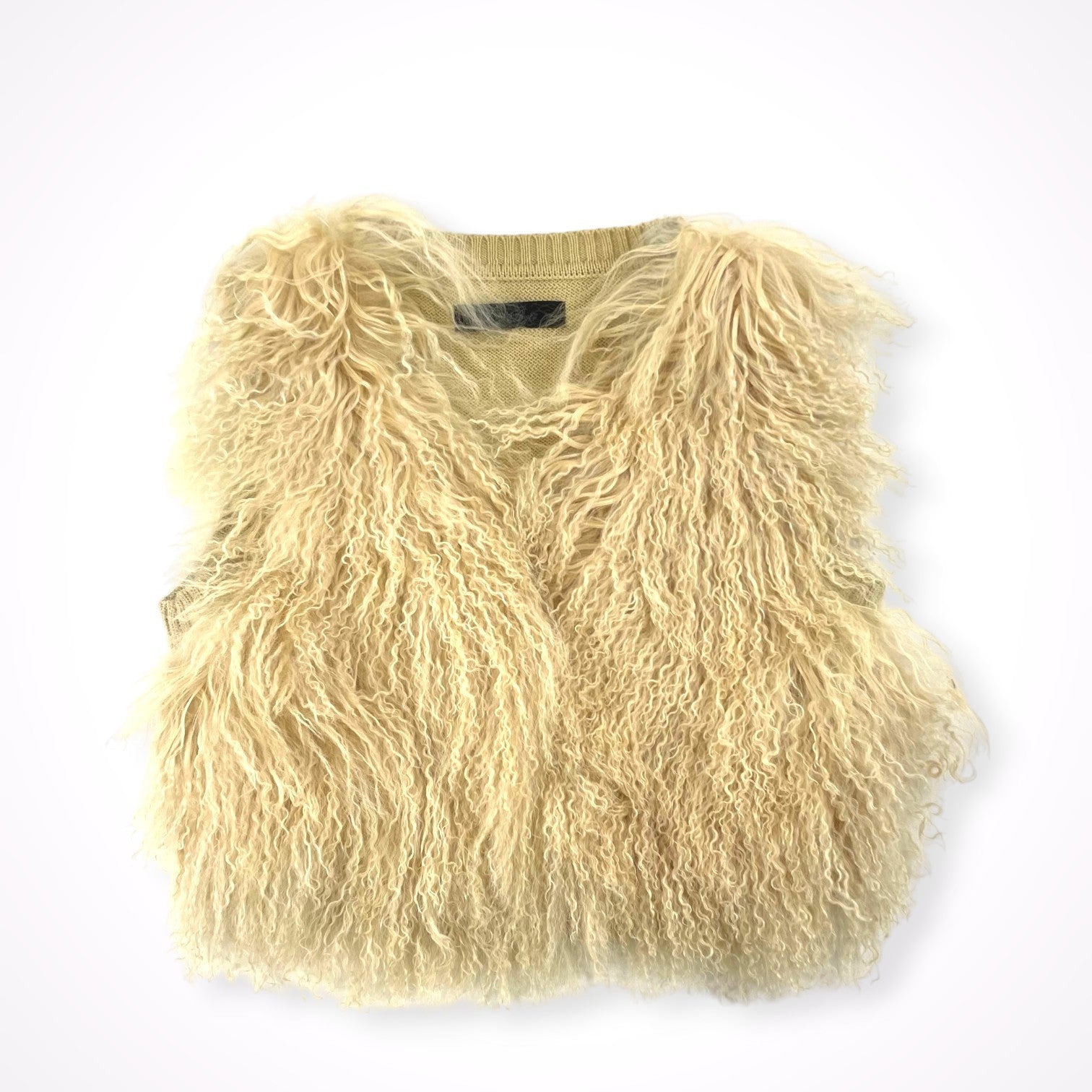 American Rag Cie / チベットラムファーベスト SIZE:M程度