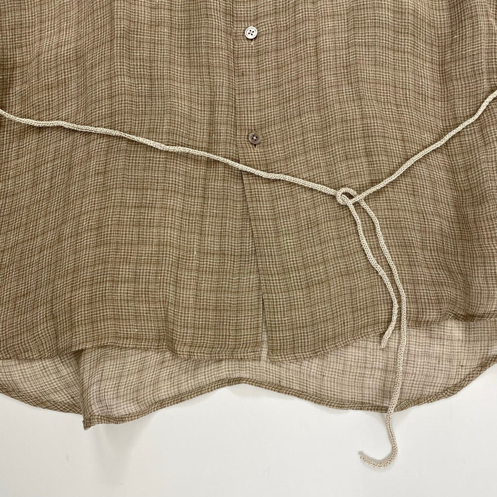 KAKAN / HORIZONTAL COLLAR SHIRT 未使用品 参考定価：52,000+tax SIZE:FREE
