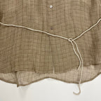KAKAN / HORIZONTAL COLLAR SHIRT 未使用品 参考定価：52,000+tax SIZE:FREE