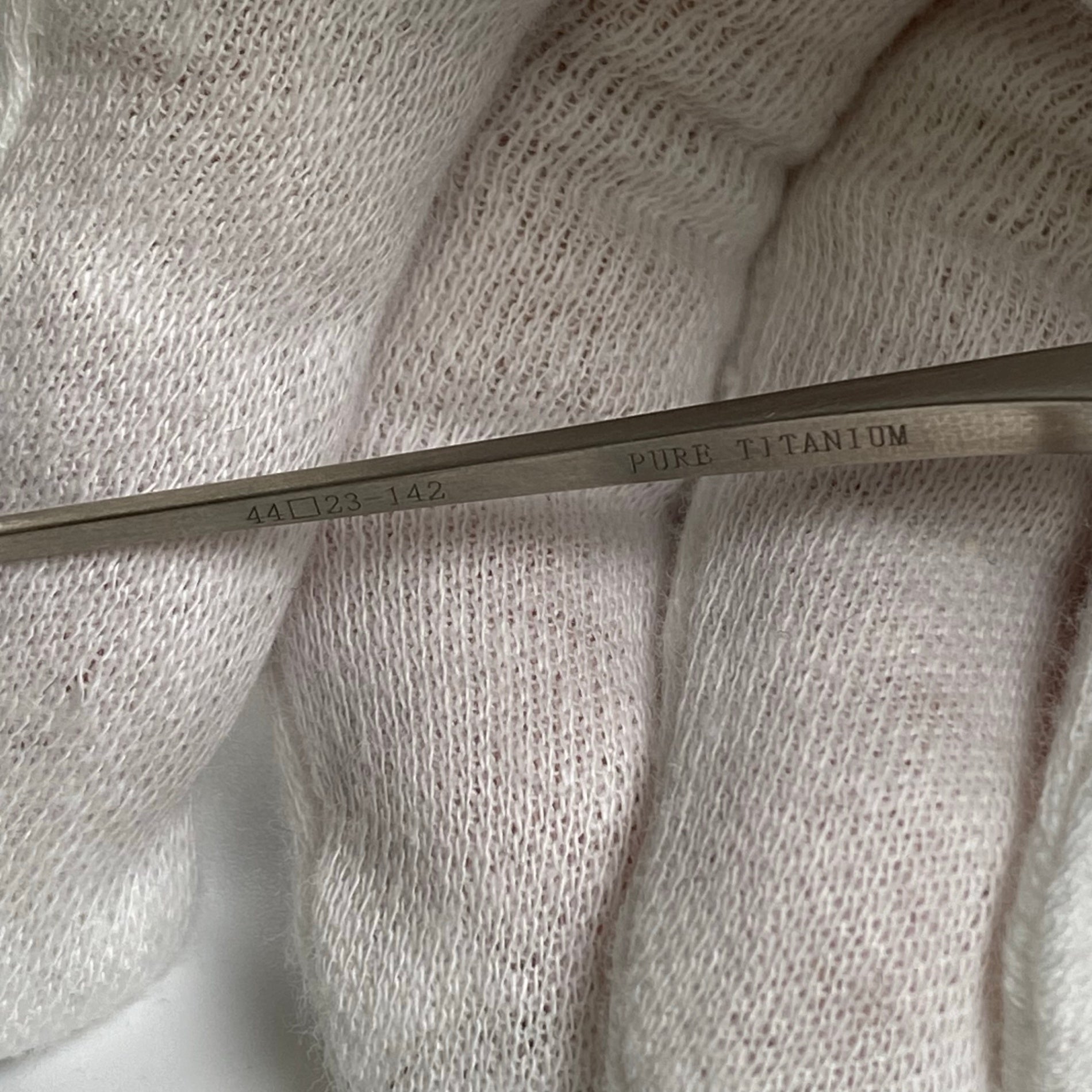 金子眼鏡 ヴィンテージシリーズ / 2ポイントリムレス 度なしクリアレンズ 参考定価:46,000+tax