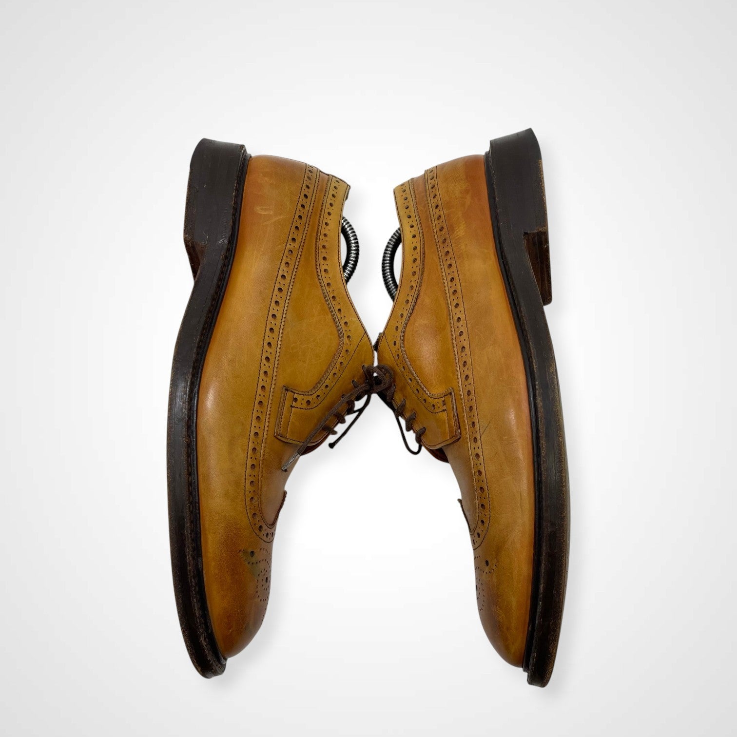 SILAS×CHEANEY サイラス チーニー / コラボウイングチップレザーシューズ 英国製 SIZE:9