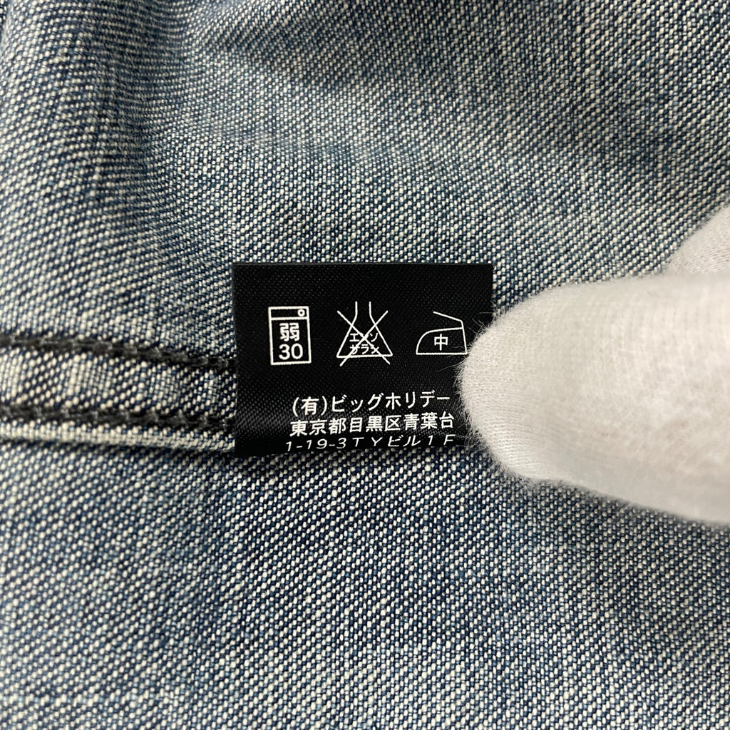 T.M.T ティーエムティー / フェードデニムジャケット インディゴ 参考定価：35,000程度 SIZE:M