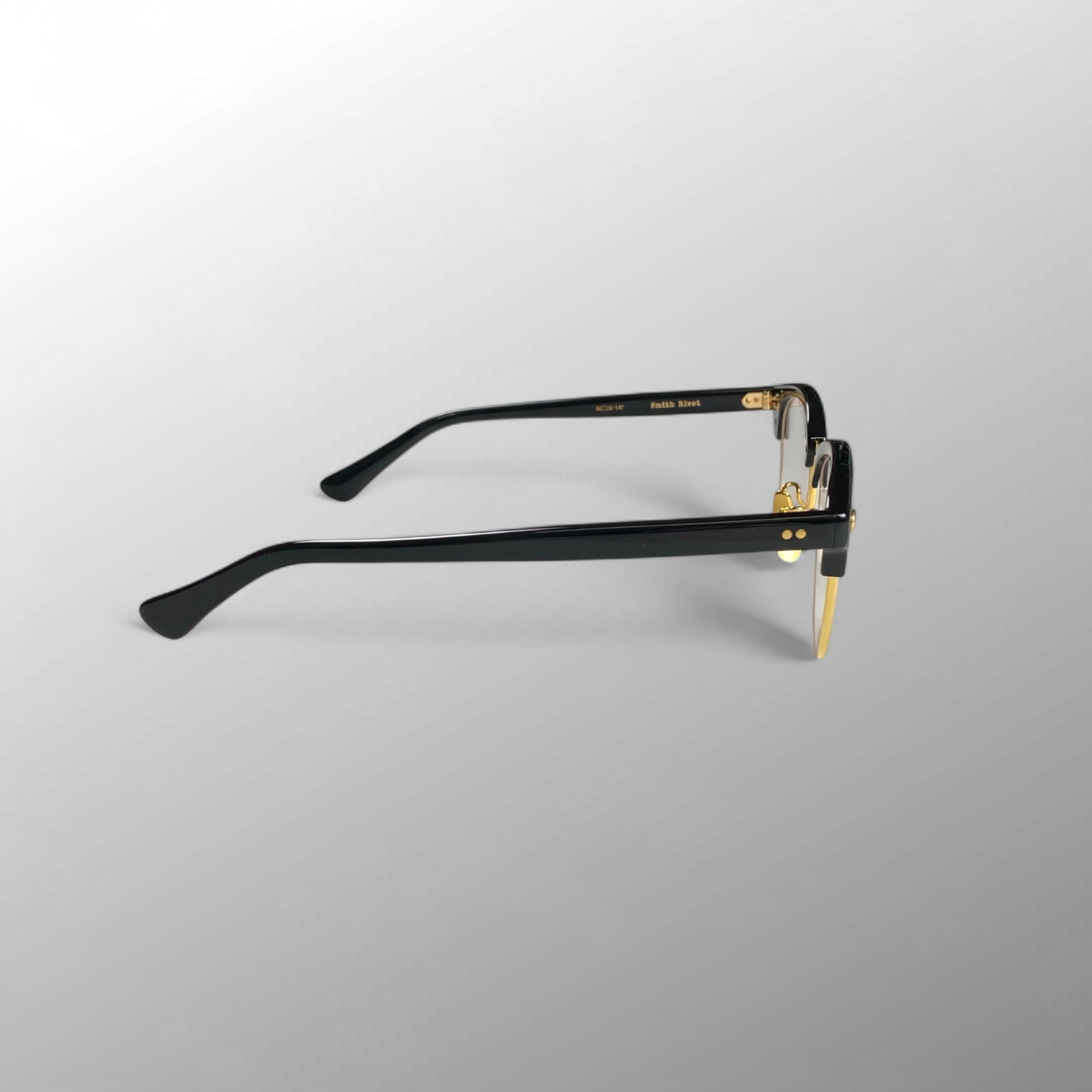 【極美品】　Porter classic × 金子眼鏡 / サーモント型 Smith Rivet Collection 度なしクリアレンズ K18リベット 参考定価：75,000+tax