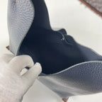 Hender Scheme / triangle bag 美品 シュリンクレザー ネイビー