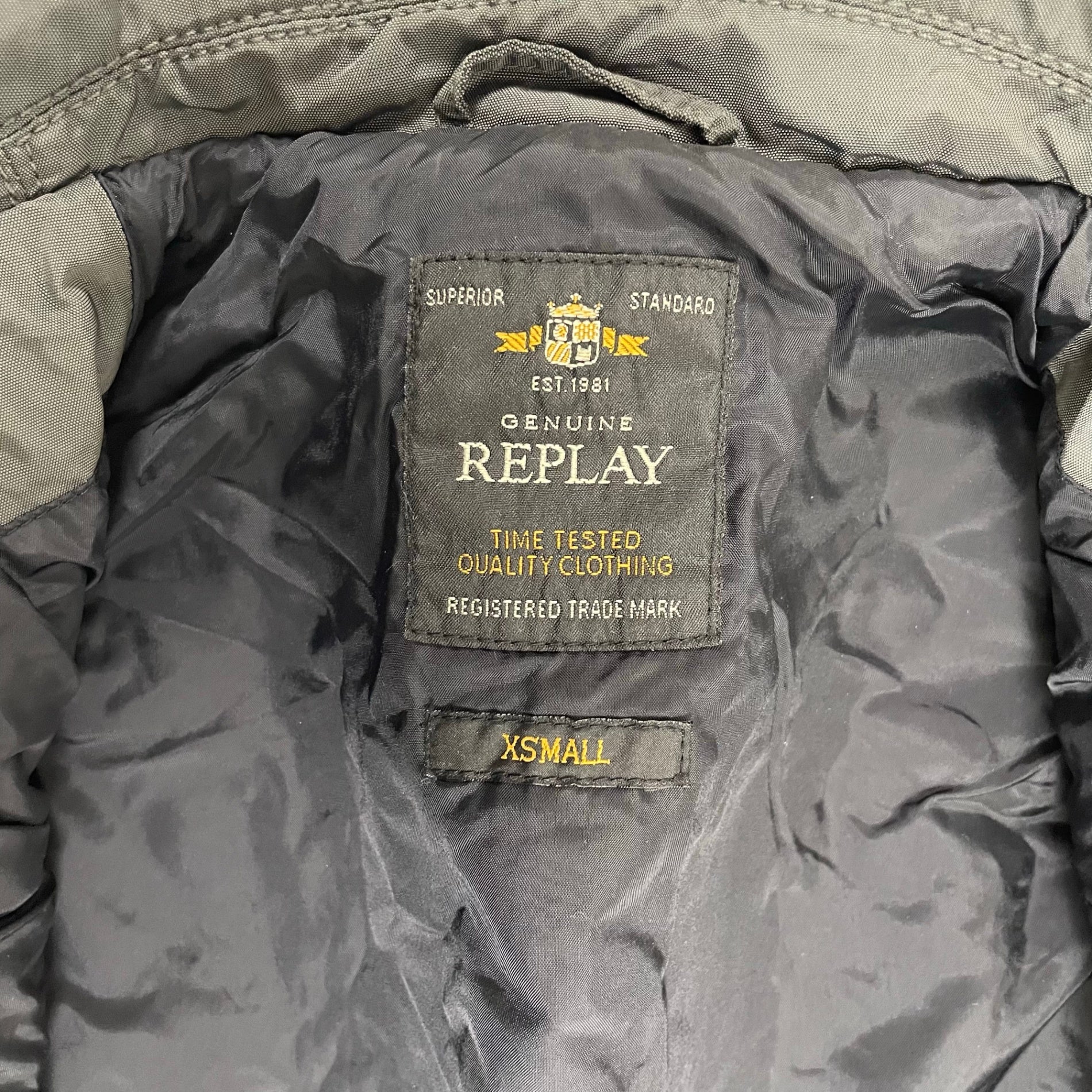 REPLAY リプレイ / ギミックベスト ブラック Y2K SIZE：XS