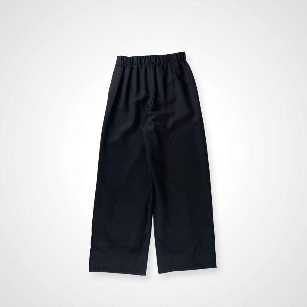 Ballsey ボールジー / ライトカルゼ ストレートパンツ ブラック 未使用品 参考定価：17,000+tax SIZE:34