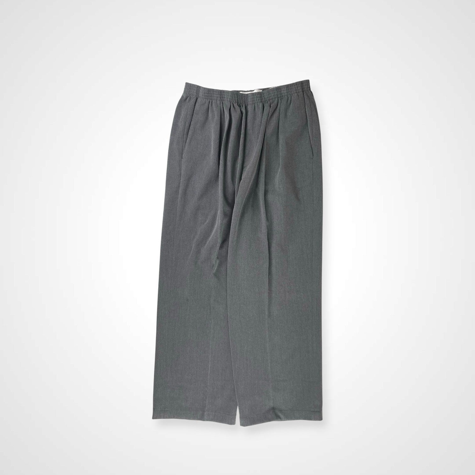 CellarDoor セラードアー / ポリエステル イージースラックス グレー MADE IN ITALY 参考定価：25,000+tax SIZE:46