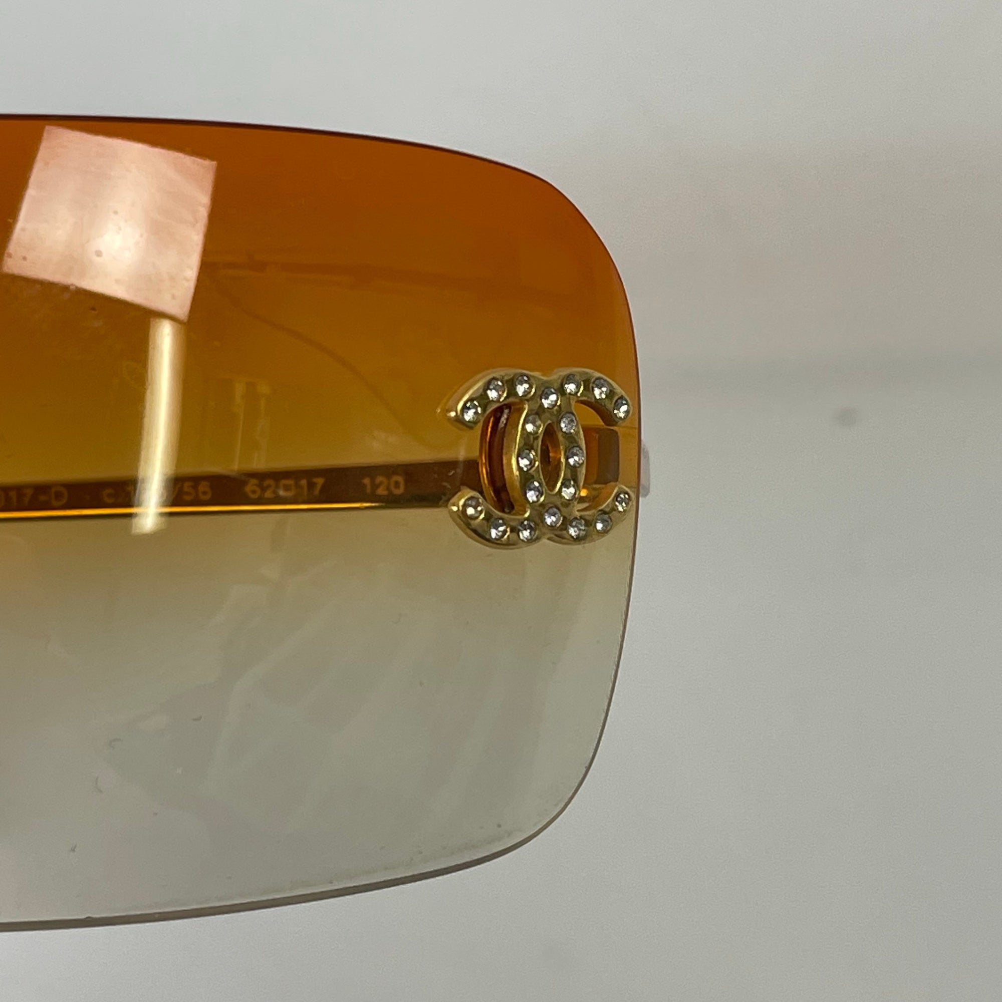 CHANEL / ココマーク リムレスサングラス 4017-D SIZE:62□17 120