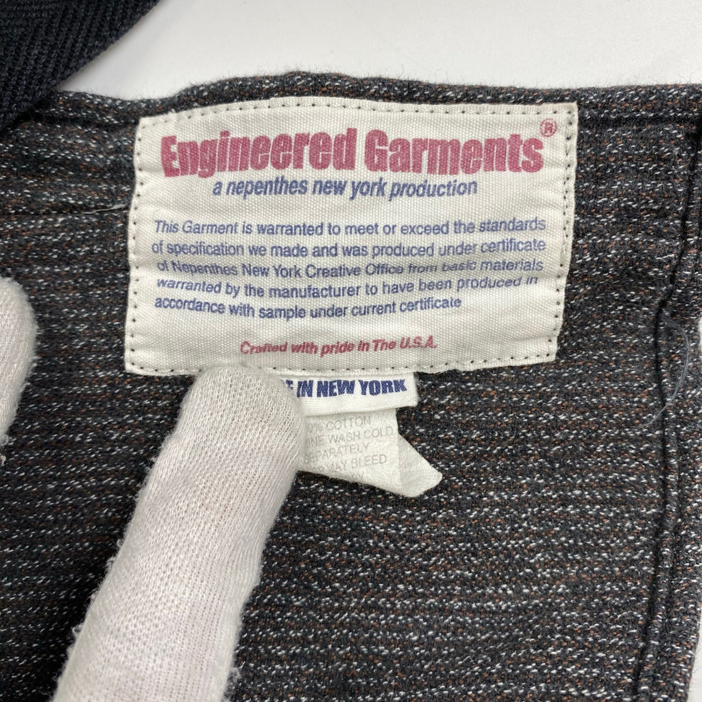 Engineered Garments エンジニアードガーメンツ / ワークシャツ ソルトアンドペッパーライク 山ポケ ガチャポケ ストームカフス SIZE:XS