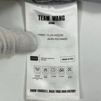 TEAM WANG design / 2タックバックストラップパンツ 参考定価：45,000程度 SIZE:1
