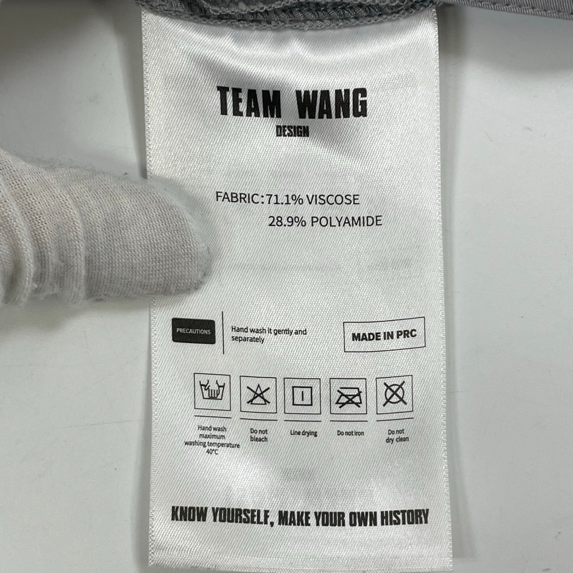 TEAM WANG design / 2タックバックストラップパンツ 参考定価：45,000程度 SIZE:1