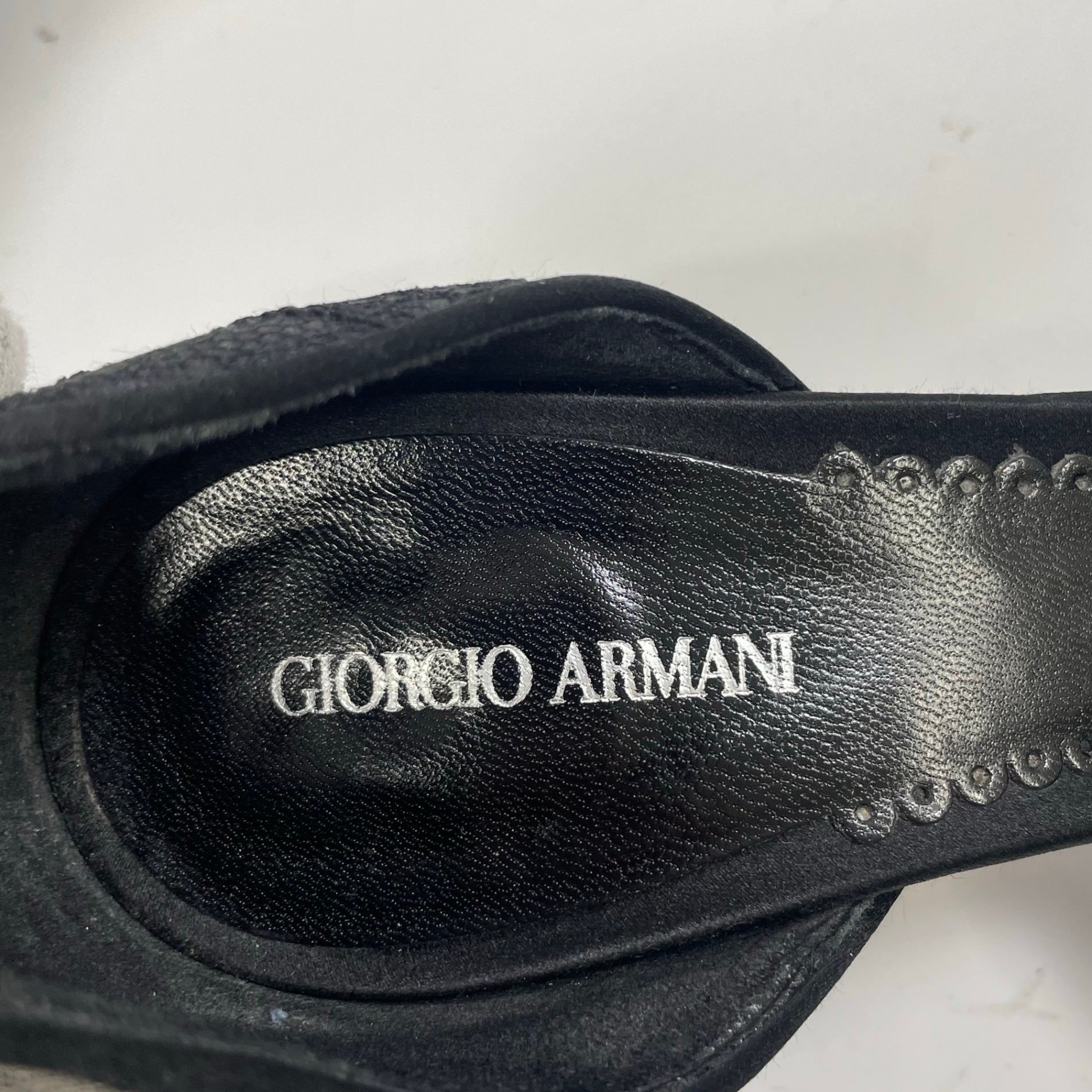 GIORGIO ARMANI / リボンジャガードパンプス 参考定価：200,000程度 SIZE：37 1/2