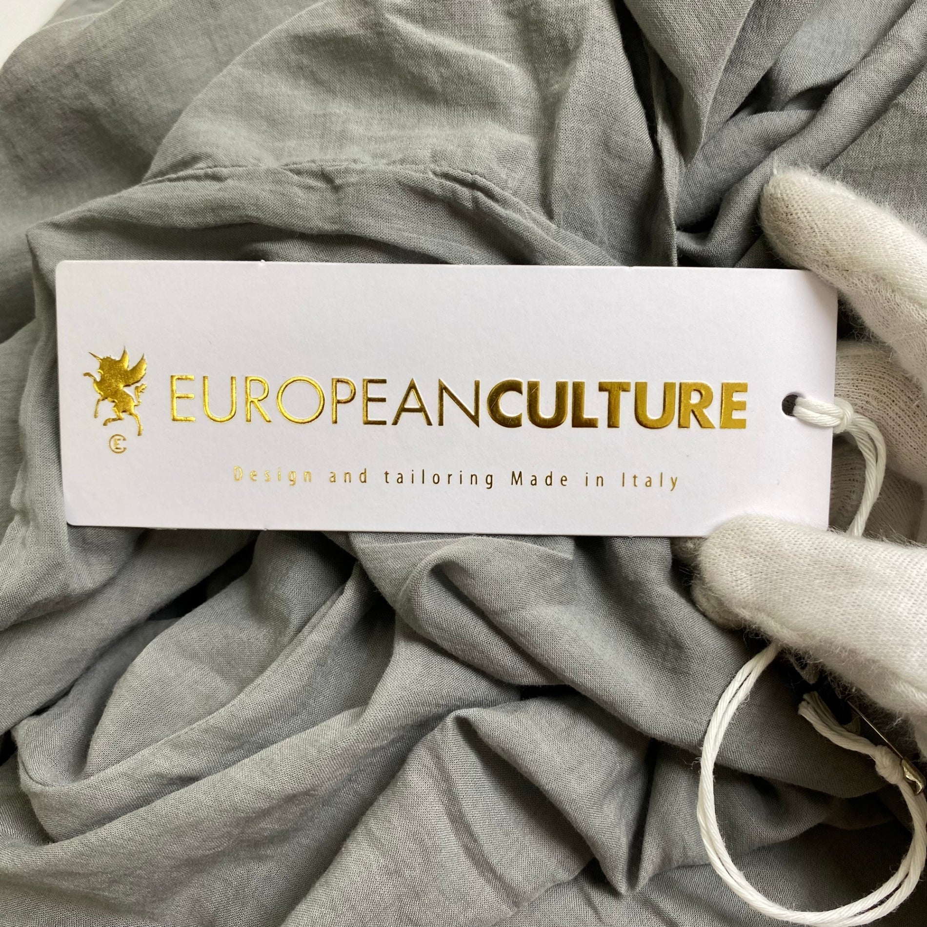EUROPEAN CULTURE ヨーロピアン カルチャー / コットンオールインワン 未使用 参考定価：30,000程度 SIZE:S