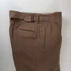 YOKE ヨーク / 2TUCK WIDE GURKHA TROUSERS ブラウン 参考定価：30,000+tax  SIZE:3