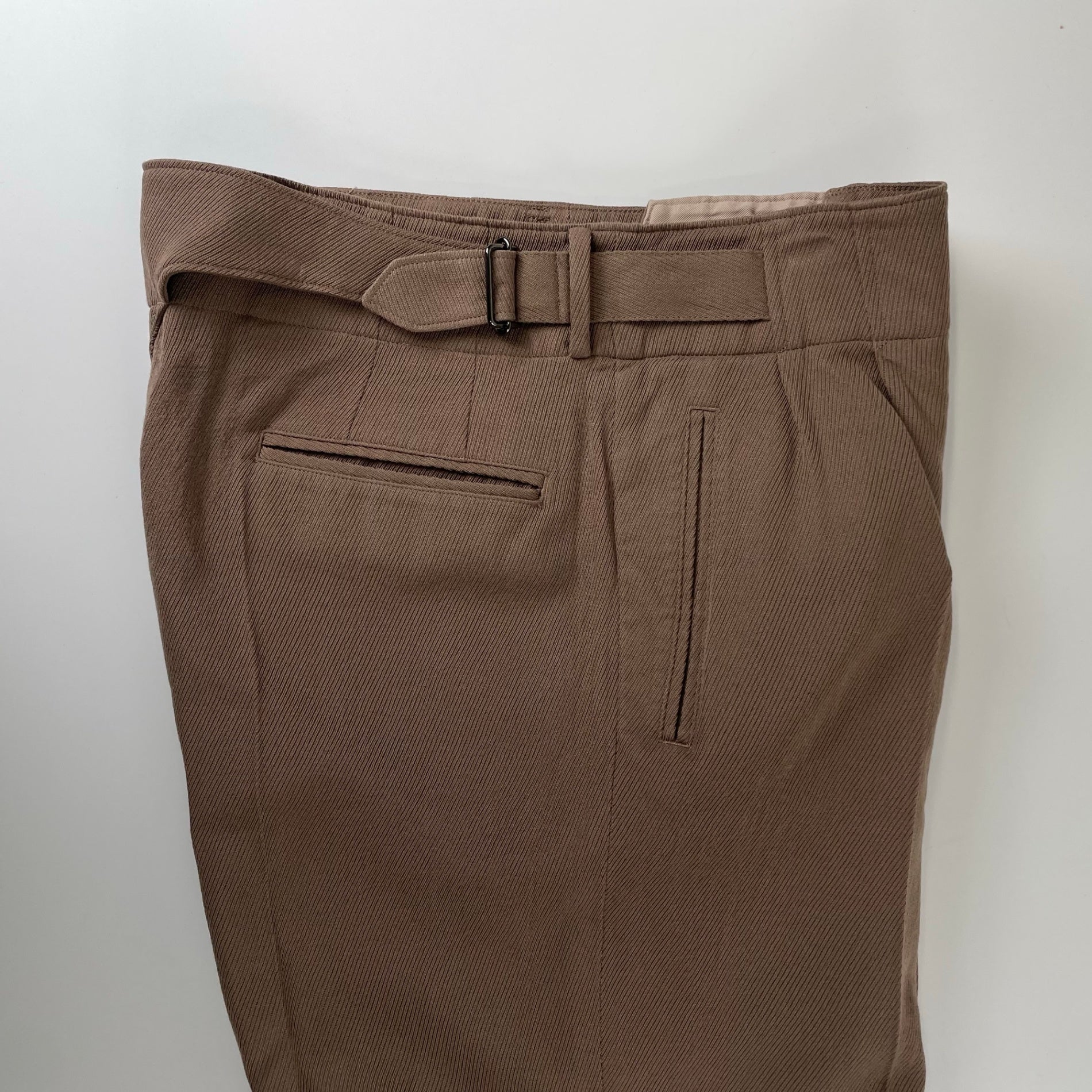 YOKE ヨーク / 2TUCK WIDE GURKHA TROUSERS ブラウン 参考定価：30,000+tax  SIZE:3